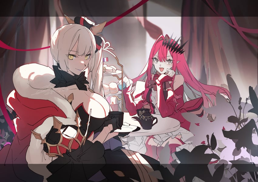 baobhan sith, marie antoinette, and marie antoinette alter (fate and 1 more) drawn by no-kan