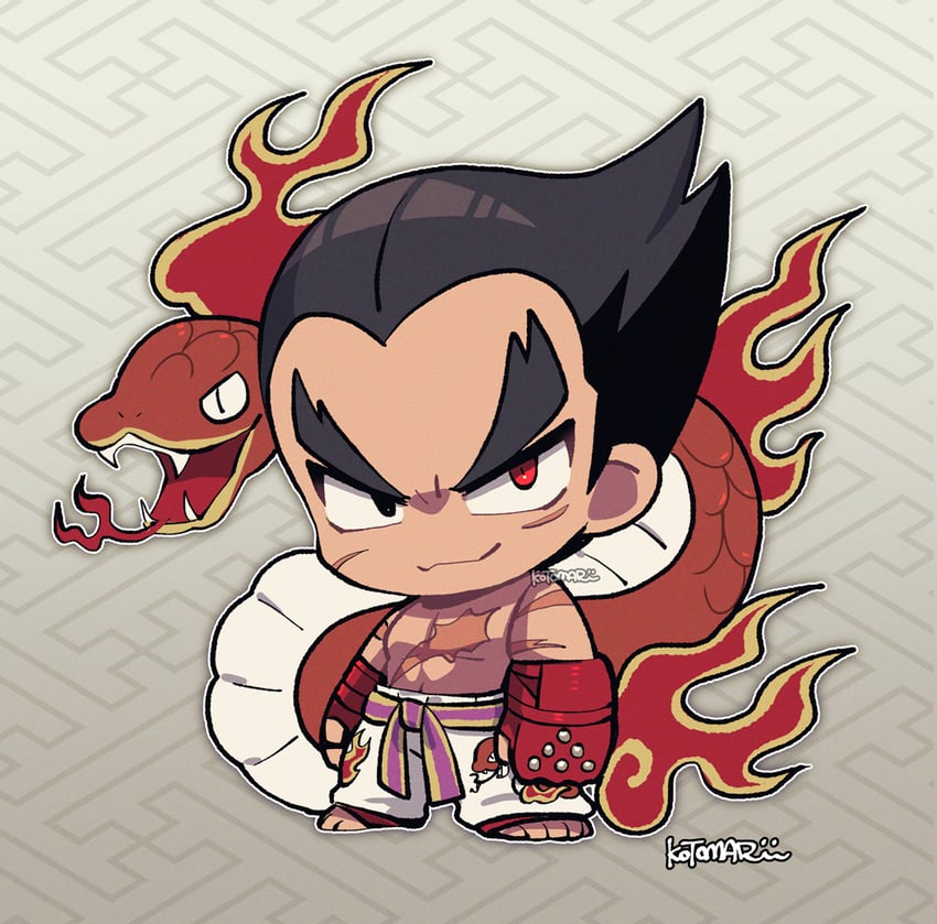 mishima kazuya (tekken) drawn by kotorai