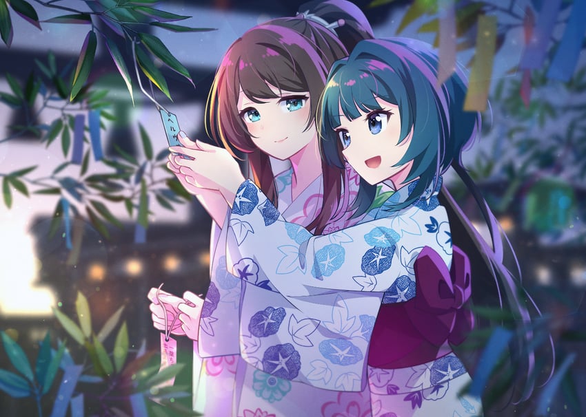aizawa kazuha and serizawa chikaru (assault lily) drawn by morugen