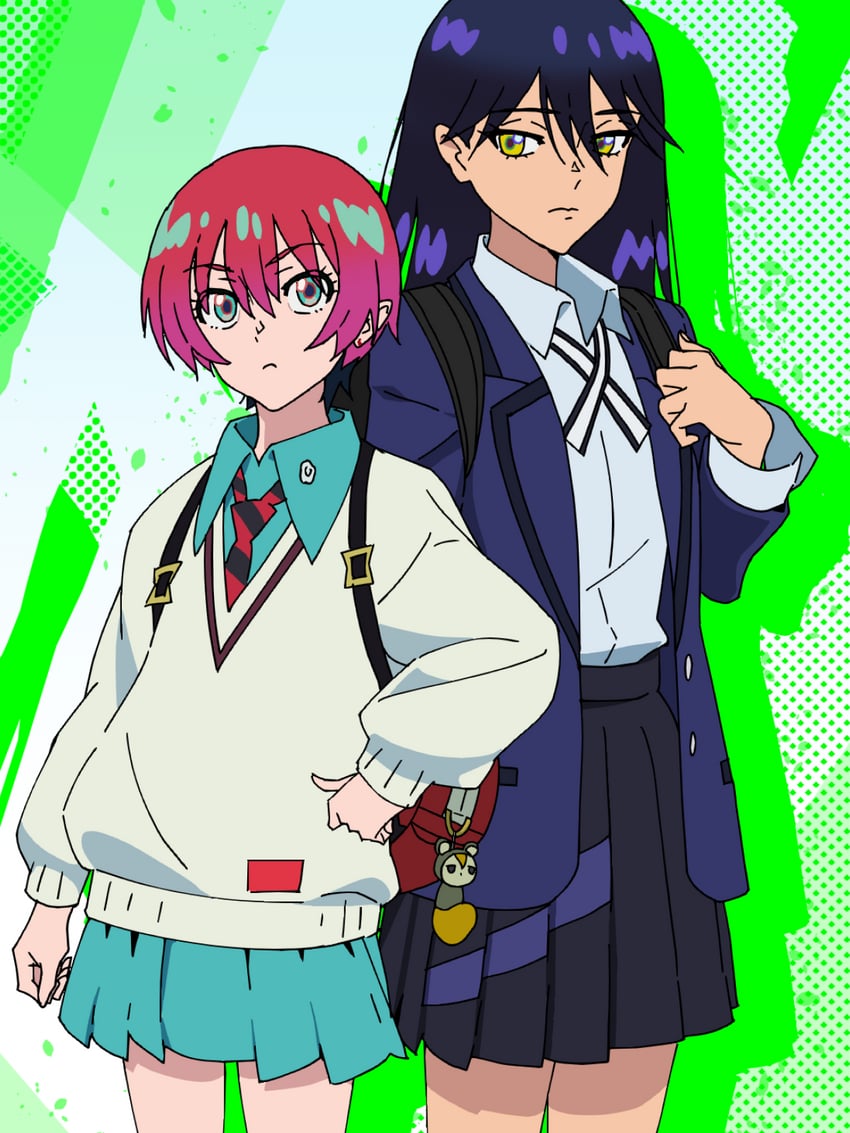 amate yuzuriha, nyaan, and ensign (gundam and 2 more) drawn by yamamoto_nanashiki