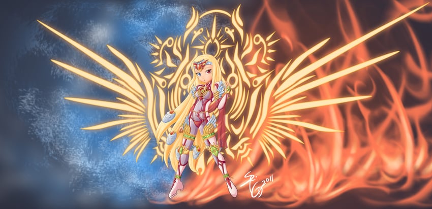 jubileus (bayonetta and 1 more) drawn by seiryuga