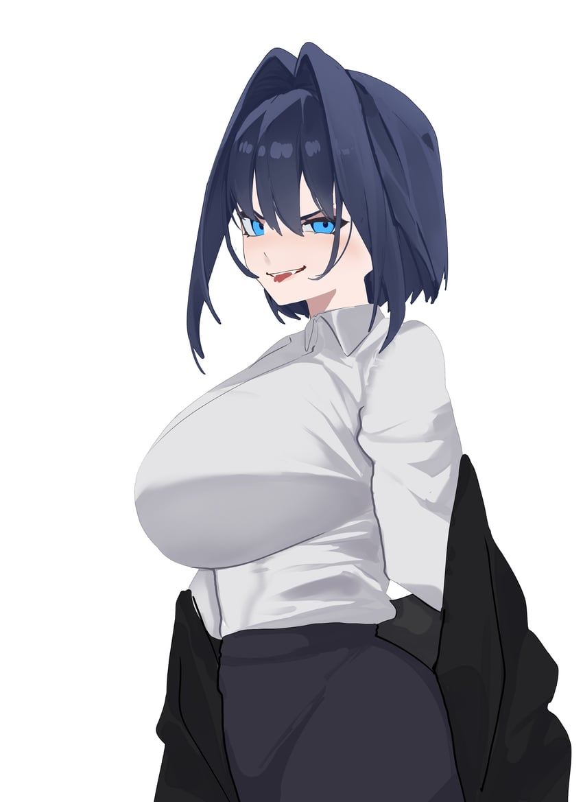 ouro kronii (hololive and 1 more) drawn by daaku_(koizumi_arata)