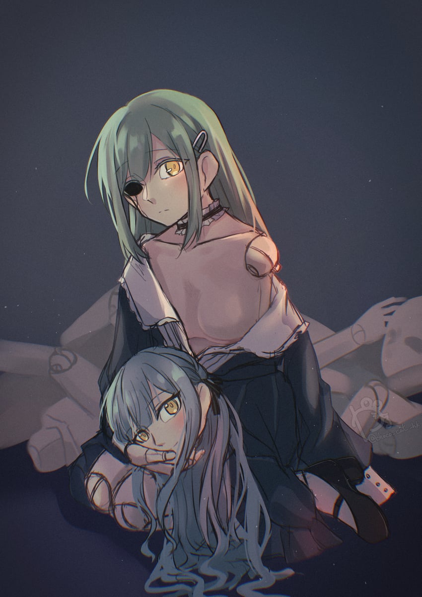 togawa sakiko and wakaba mutsumi (bang dream! and 1 more) drawn by kaeru_(kaeee41917105)