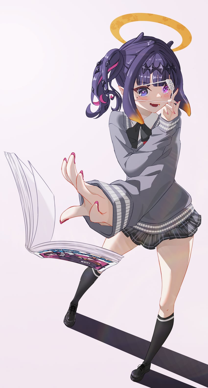 ninomae ina'nis and ao-chan (hololive and 1 more) drawn by ddann