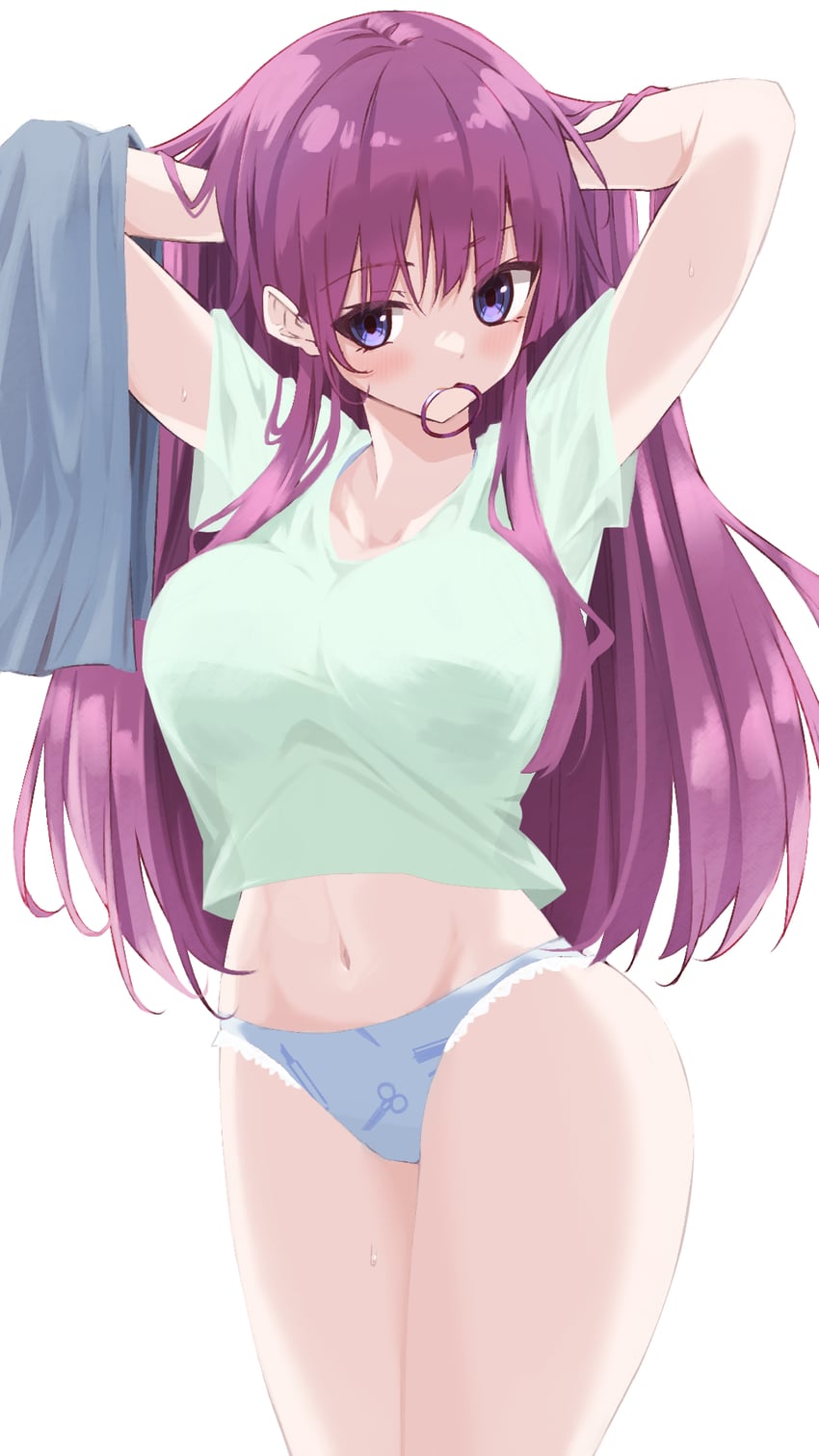 senjougahara hitagi (monogatari and 1 more) drawn by seriro00112