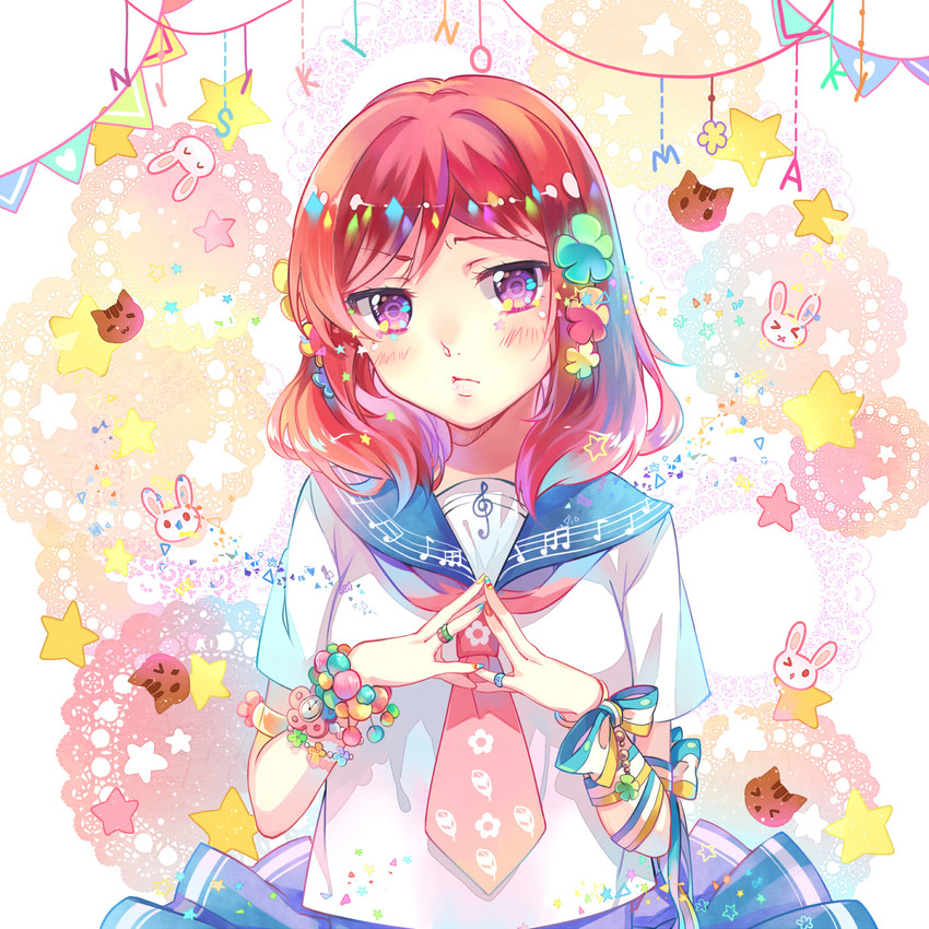 nishikino maki (love live! and 1 more) drawn by ekita_kuro