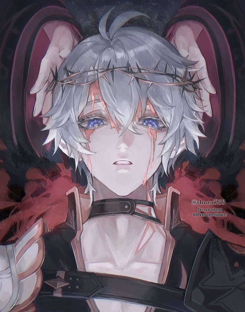 phainon and cyrene (honkai and 1 more) drawn by shuzai233
