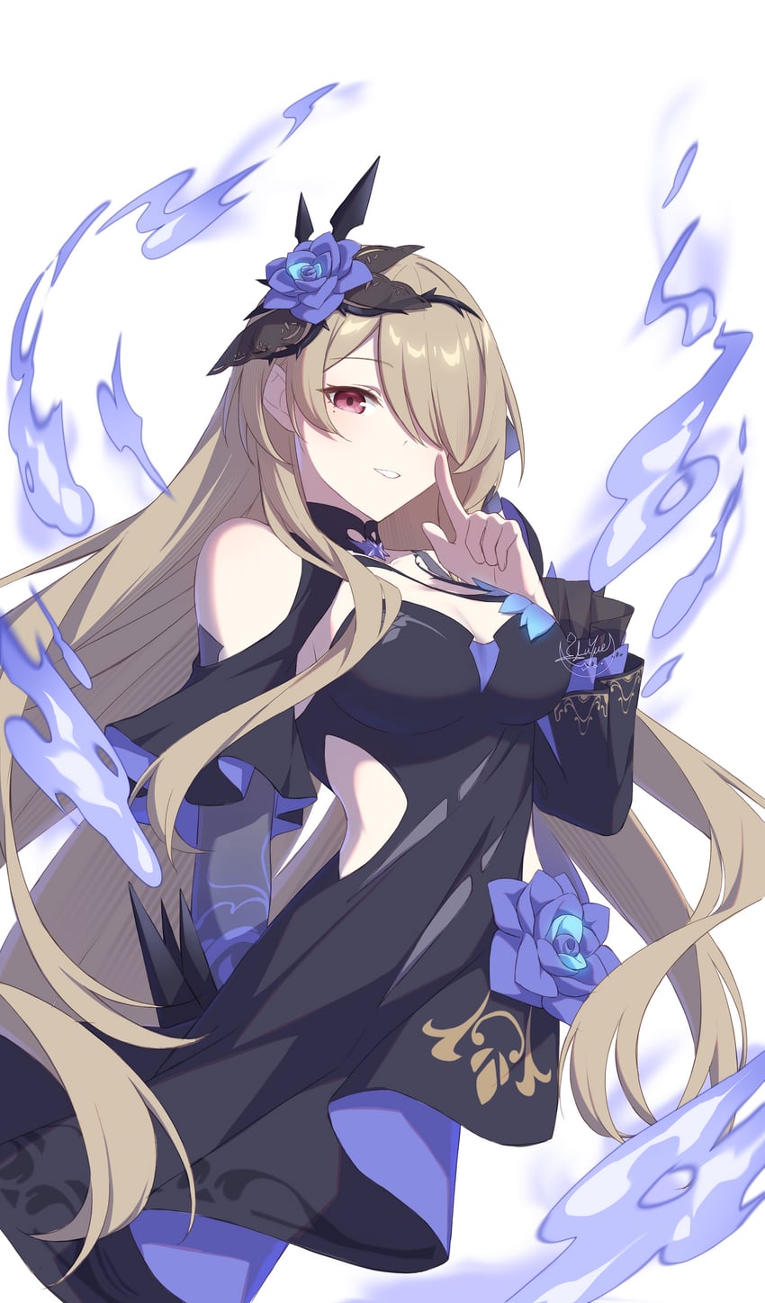 rita rossweisse (honkai and 1 more) drawn by luyue