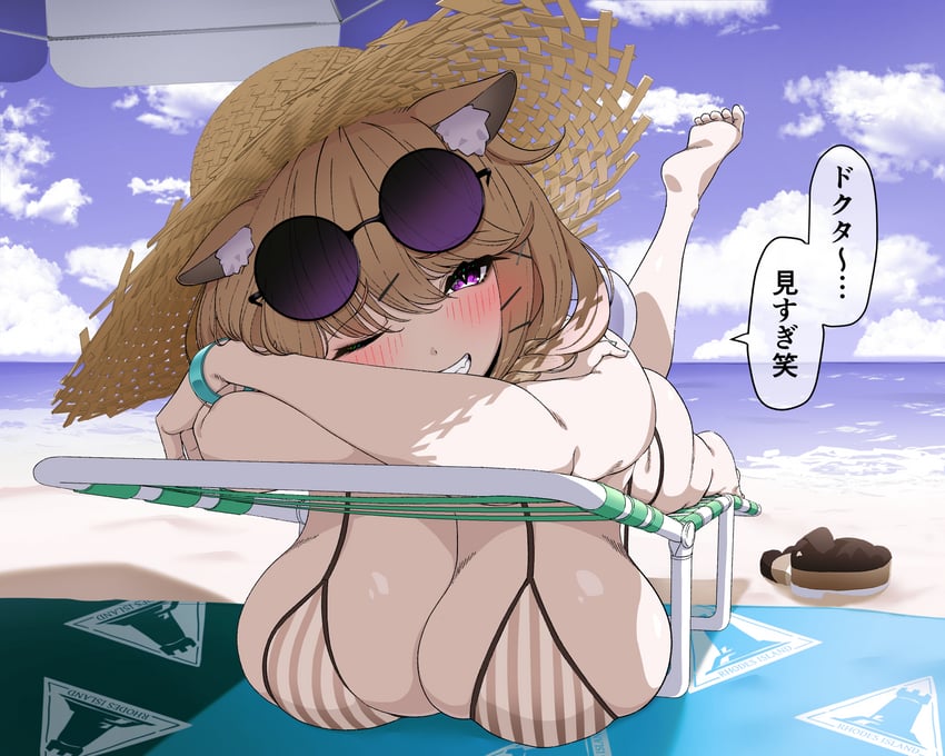 utage (arknights) drawn by makino