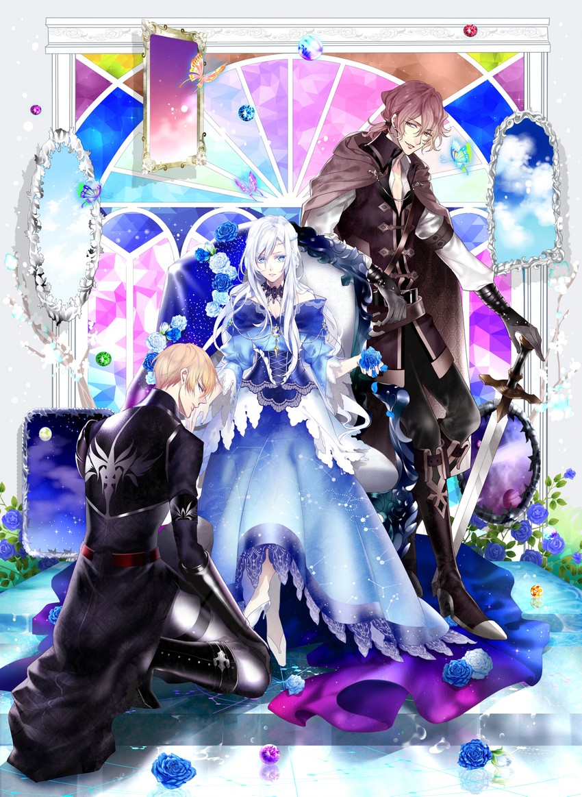 iris lana armenia, ryle, and dida (koushaku reijou no tashinami) drawn by futaba_hazuki
