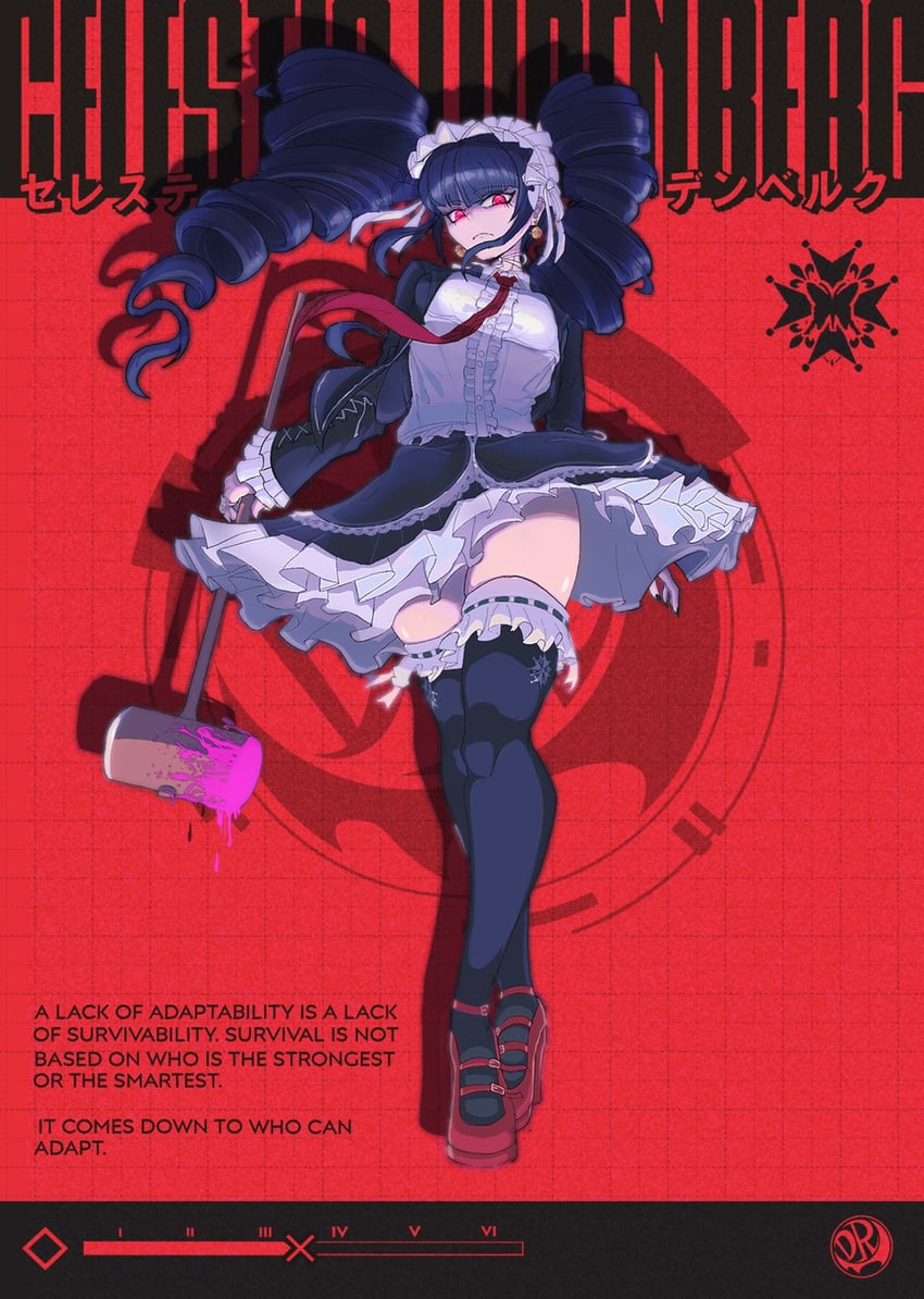 celestia ludenberg (danganronpa and 1 more) drawn by soshu_(soshuscribbles)