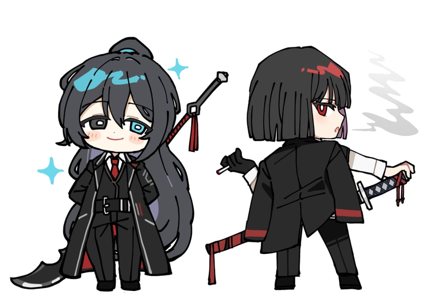hong lu and ryoshu (project moon and 1 more) drawn by pinch_(nesume)