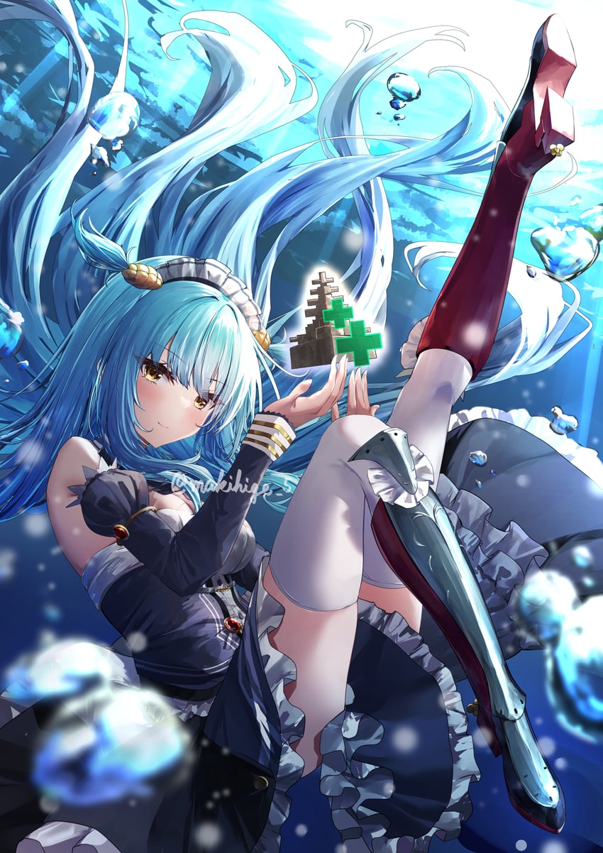 neptune (azur lane and 1 more) drawn by makihige
