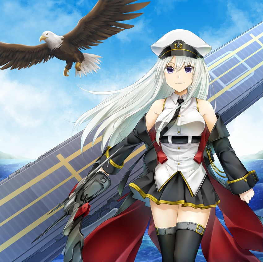 enterprise and grim (azur lane) drawn by chiyosuke_(chysk_hm)