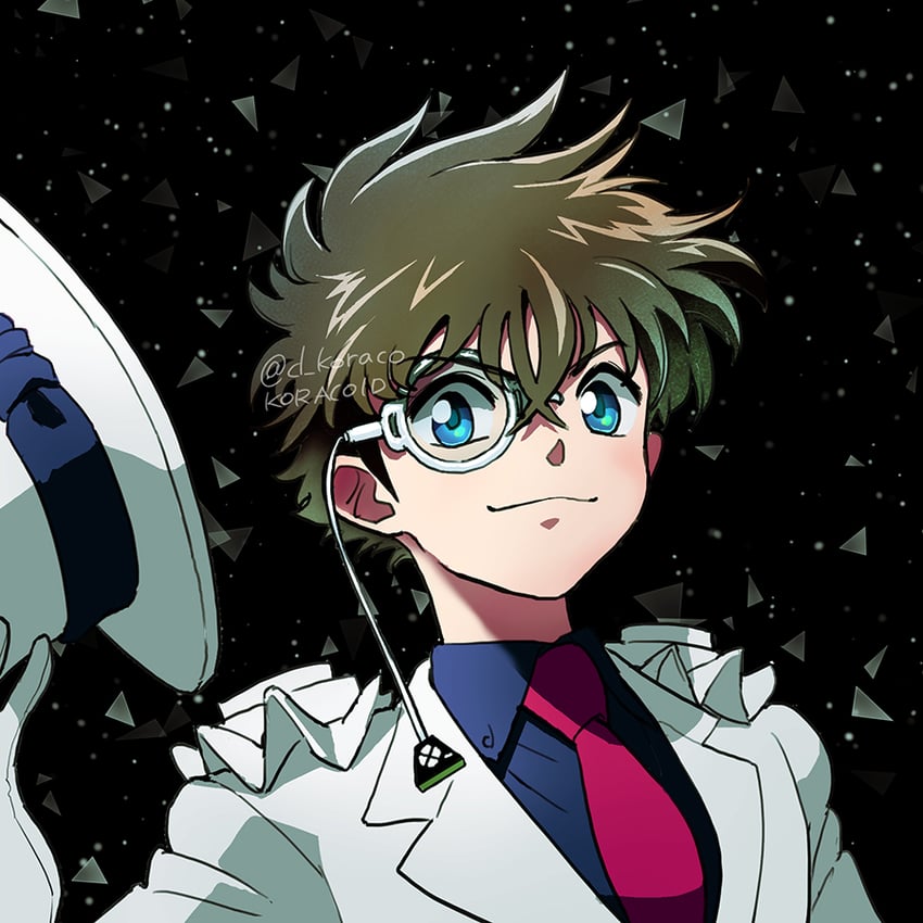 kaitou kid (meitantei conan and 1 more) drawn by koracoid