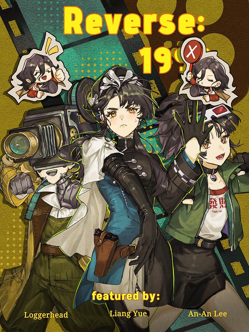 an-an lee, liang yue, noire, and loggerhead (reverse:1999) drawn by zzzzzz
