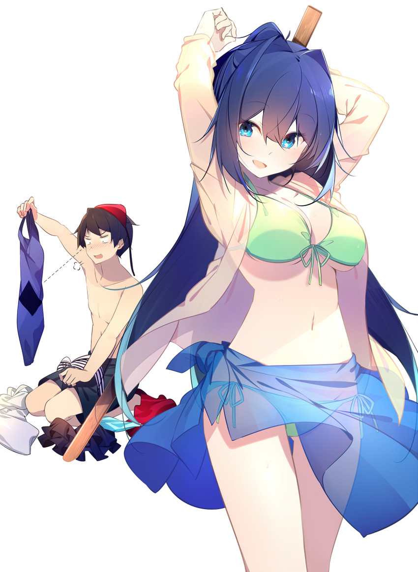 aogasaki rei (yuujin kyara wa taihen desu ka?) drawn by benio_(dontsugel)