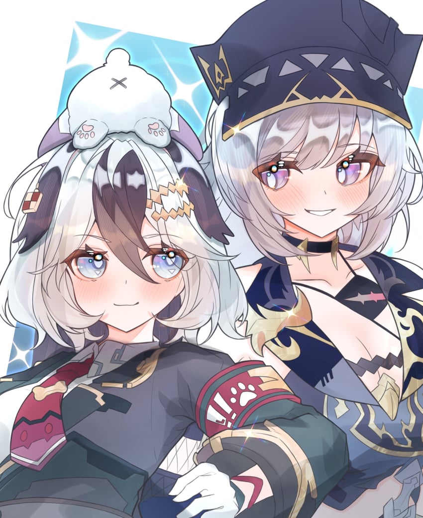 coralie 6626 planck and erdos helia (honkai and 1 more) drawn by niwa_x_4_torigairu