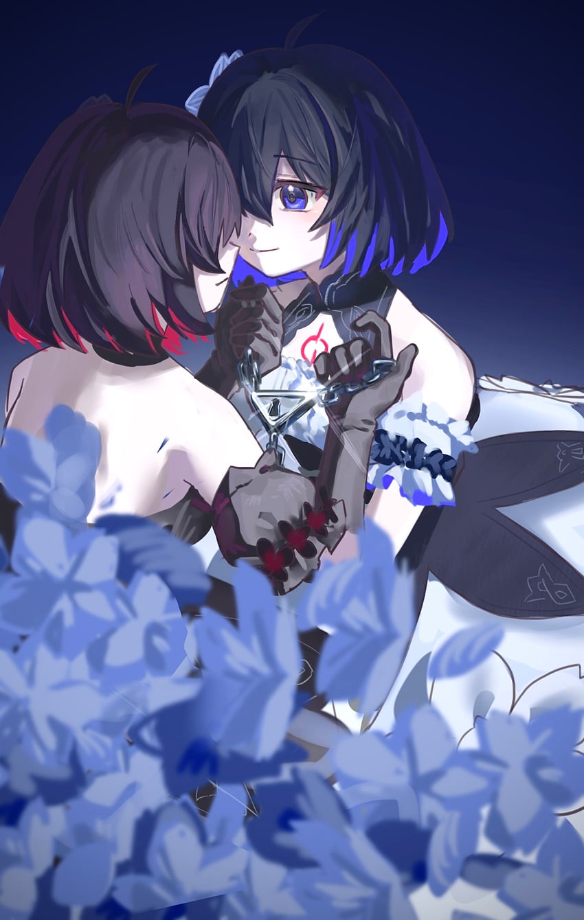 seele vollerei and seele (honkai and 1 more) drawn by duoyun_de_tiankong