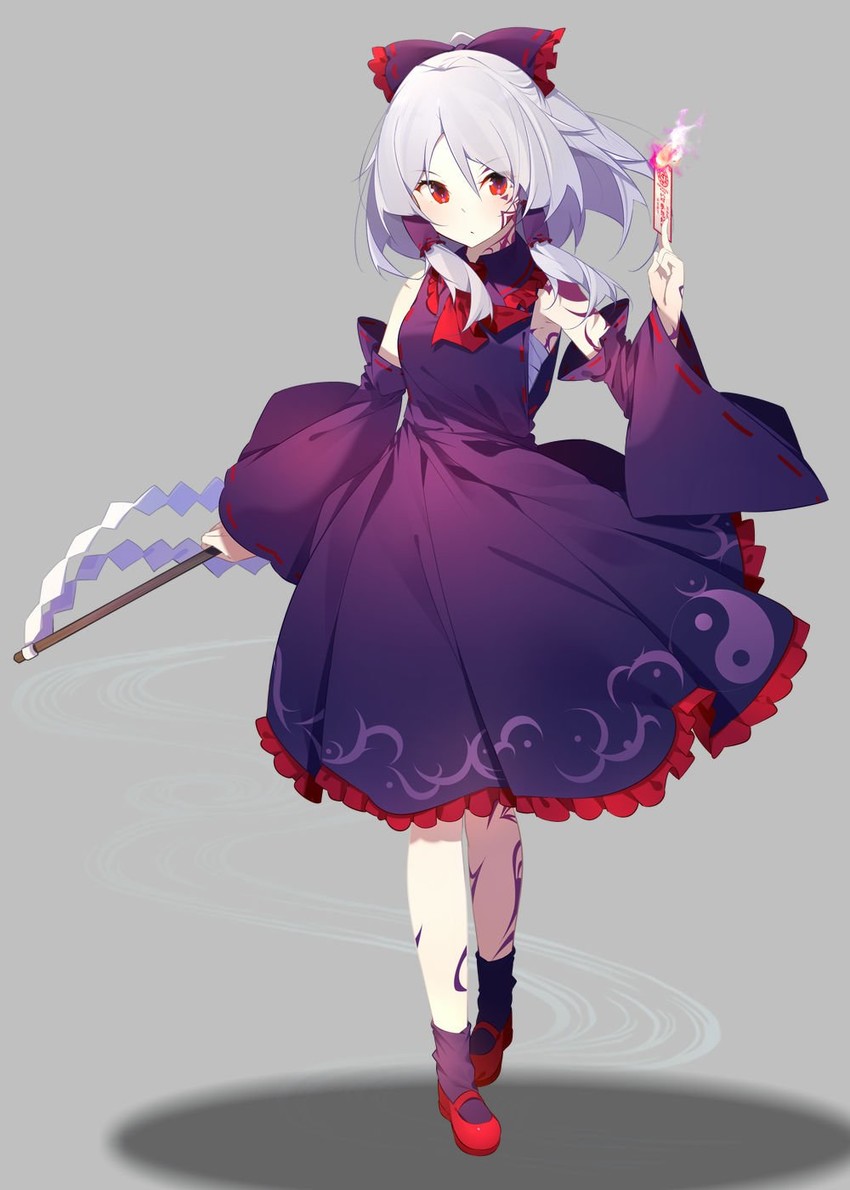 hakurei reimu and maga-reimu (touhou and 1 more) drawn by benio_(dontsugel)