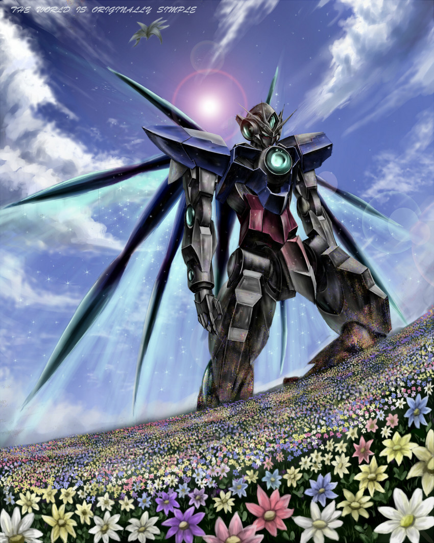 00 qan[t] (gundam and 1 more) drawn by hurt_(anidraw)