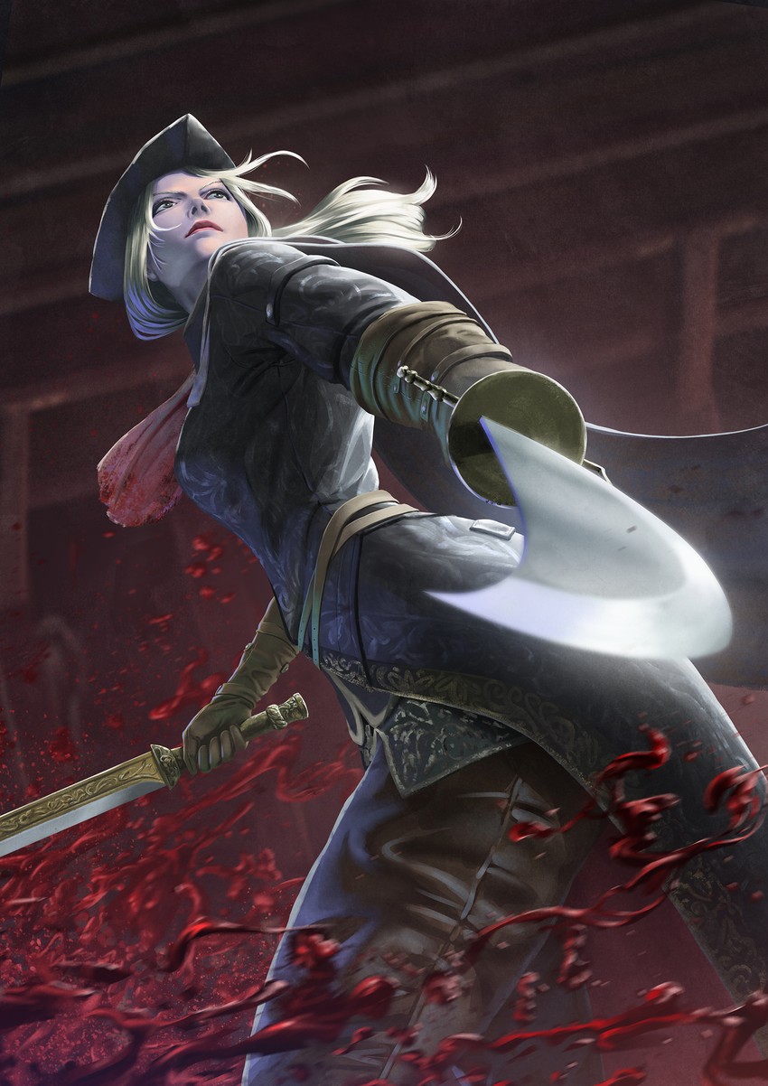 lady maria of the astral clocktower (bloodborne) drawn by yusepe