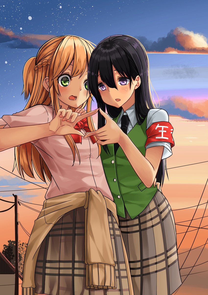 aihara yuzu and aihara mei (citrus) drawn by sweet_reverie
