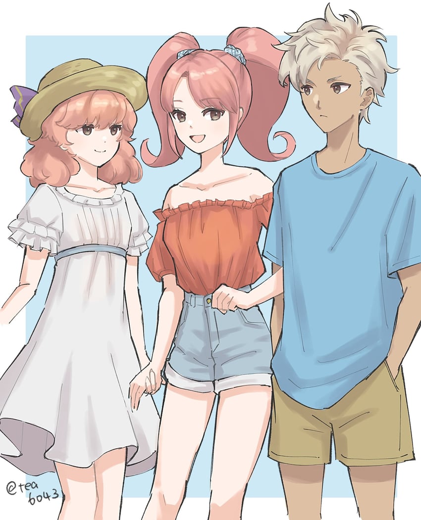 mae, genny, and boey (fire emblem and 1 more) drawn by tea6043
