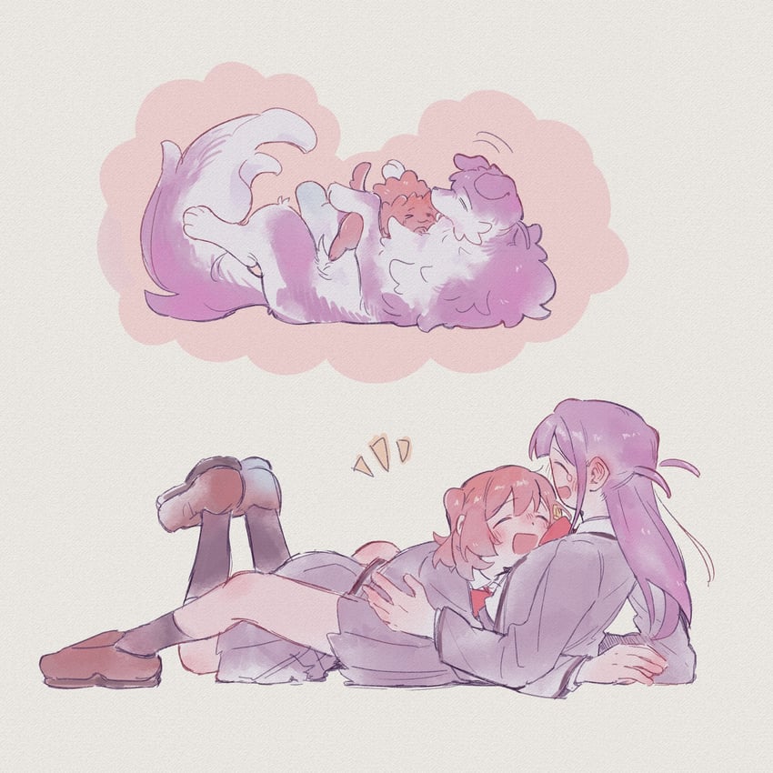 aijou karen and tsuyuzaki mahiru (shoujo kageki revue starlight) drawn by rei931218