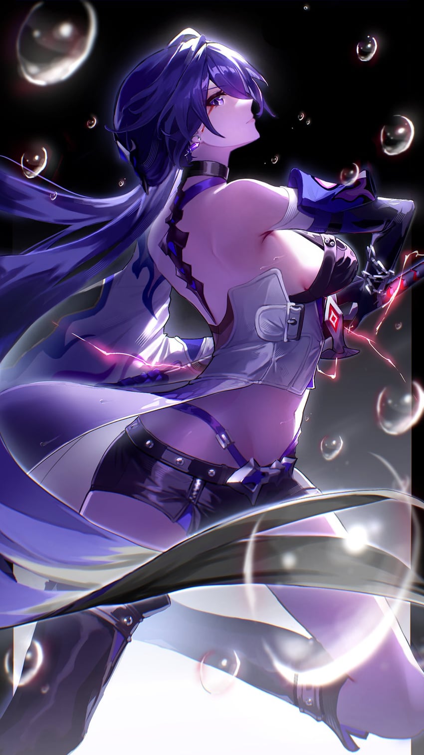 acheron (honkai and 1 more) drawn by kikuta_kiku