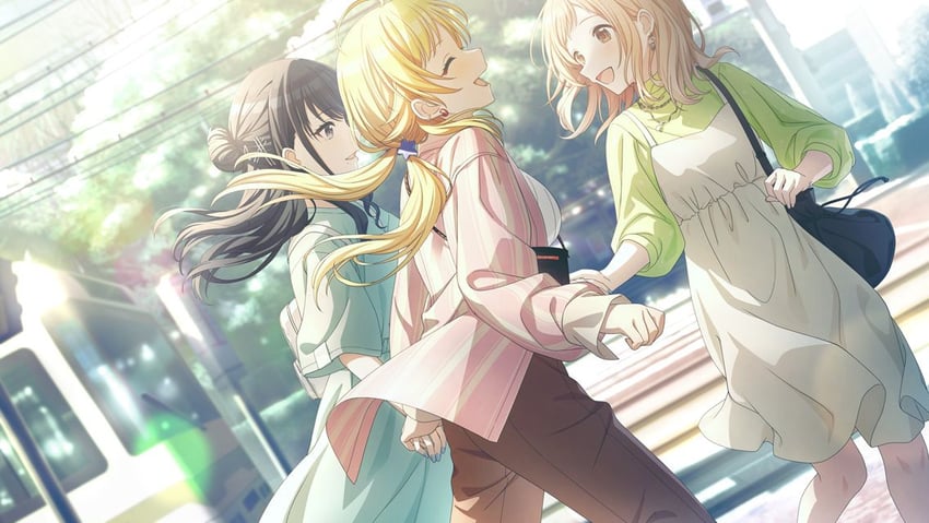 hachimiya meguru, sakuragi mano, and kazano hiori (idolmaster and 1 more)