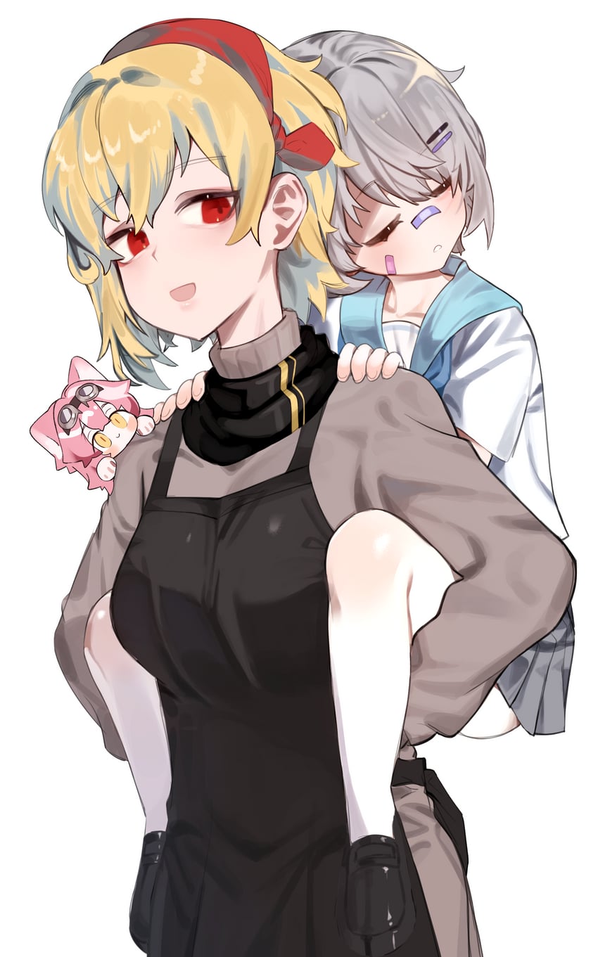 koseki bijou, raora panthera, and kaela kovalskia (hololive and 2 more) drawn by kenzeeato