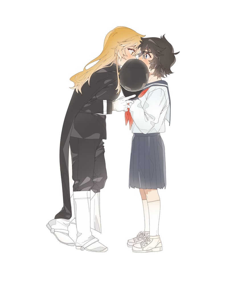 momijiyama teru and koishikawa iko (shy) drawn by jiguang_haibao