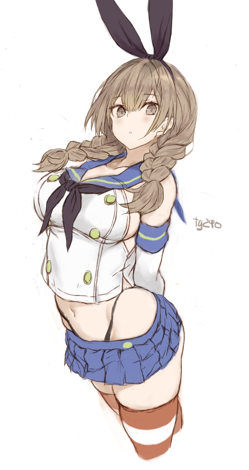 shimakaze and shinshuu maru (kantai collection) drawn by ryo_(tg290)