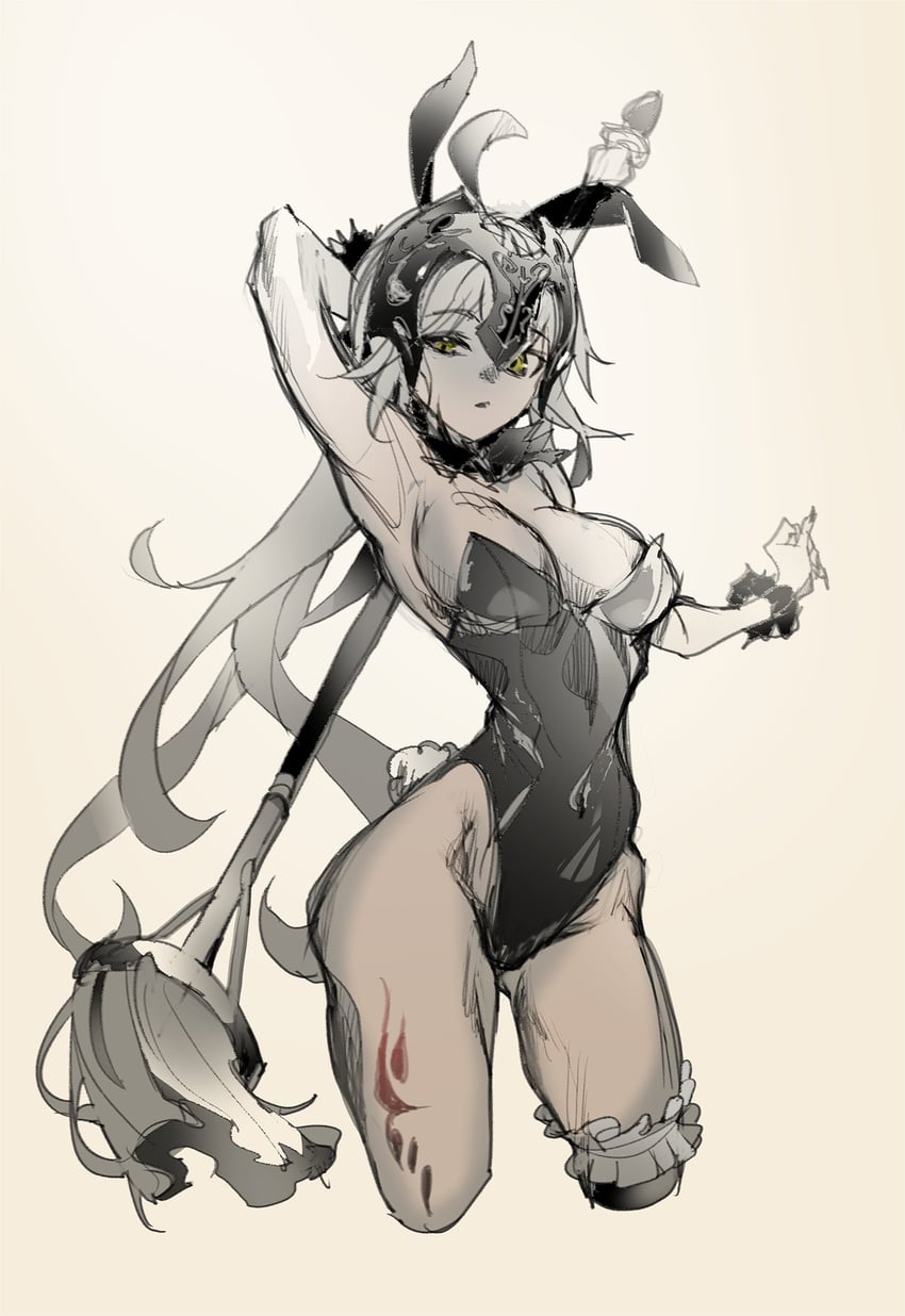 jeanne d'arc alter (fate and 1 more) drawn by suishougensou
