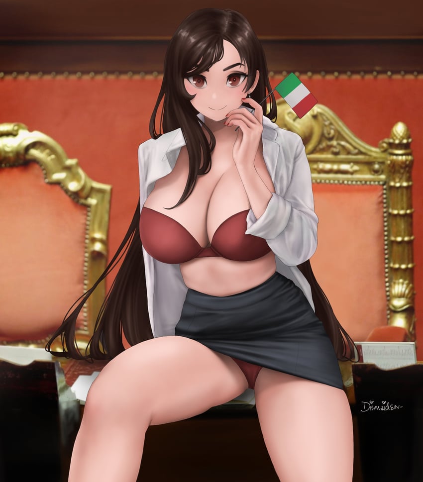 tifa lockhart (final fantasy and 1 more) drawn by dismaiden