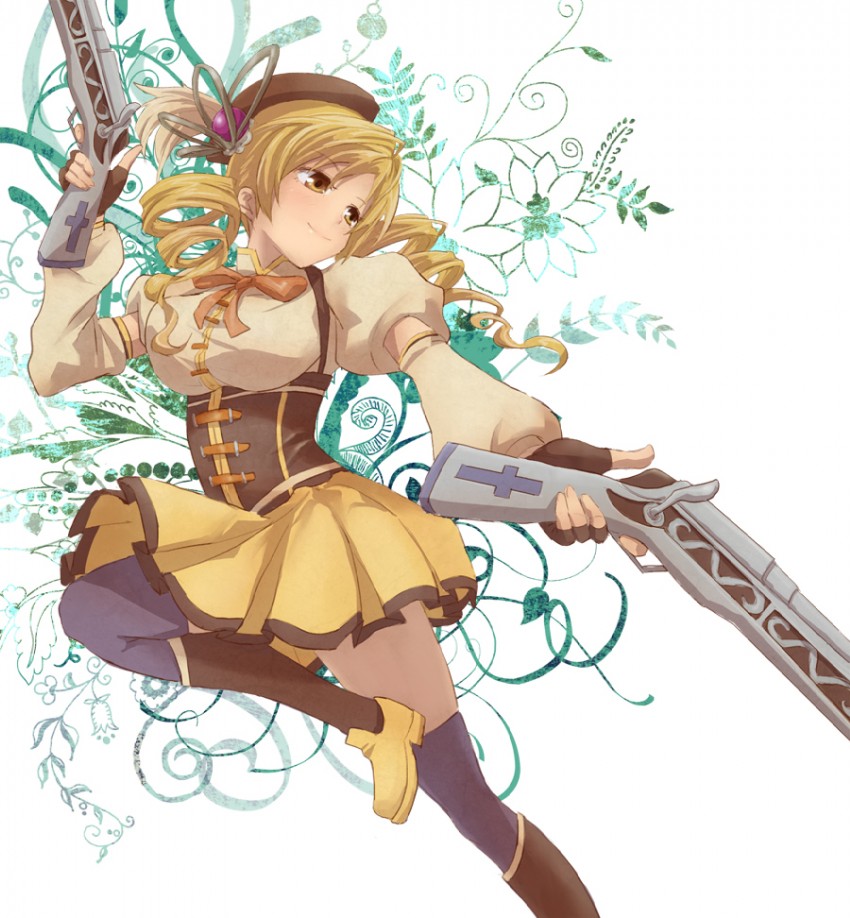 tomoe mami (mahou shoujo madoka magica) drawn by kaeru_(kaerism)