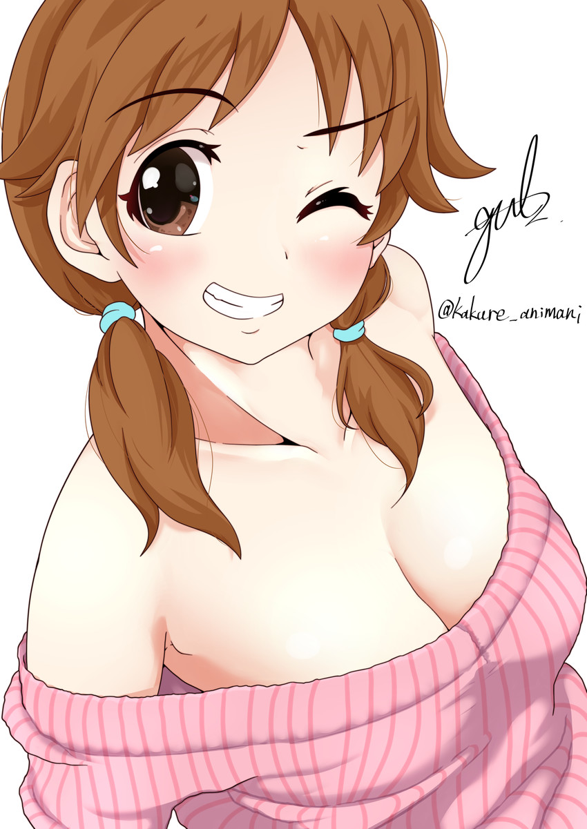 katagiri sanae (idolmaster and 1 more) drawn by kakure_animani