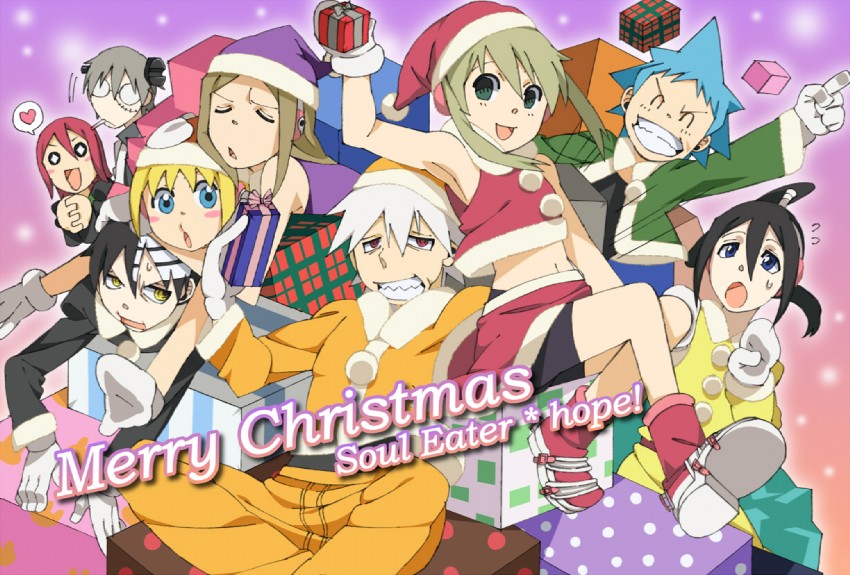 maka albarn, soul evans, death the kid, black star, nakatsukasa tsubaki, and 4 more (soul eater) drawn by hishiki