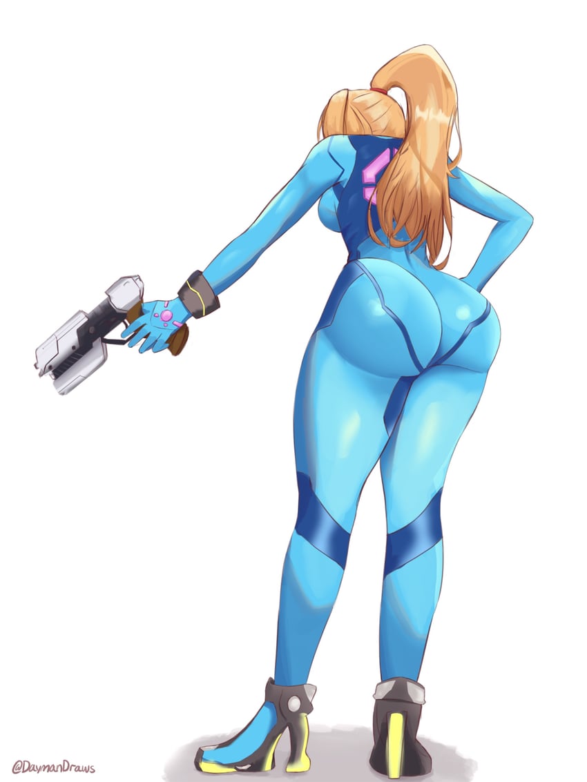 samus aran (metroid) drawn by daymandraws