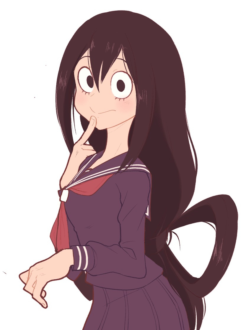 asui tsuyu (boku no hero academia) drawn by sally_(luna-arts)