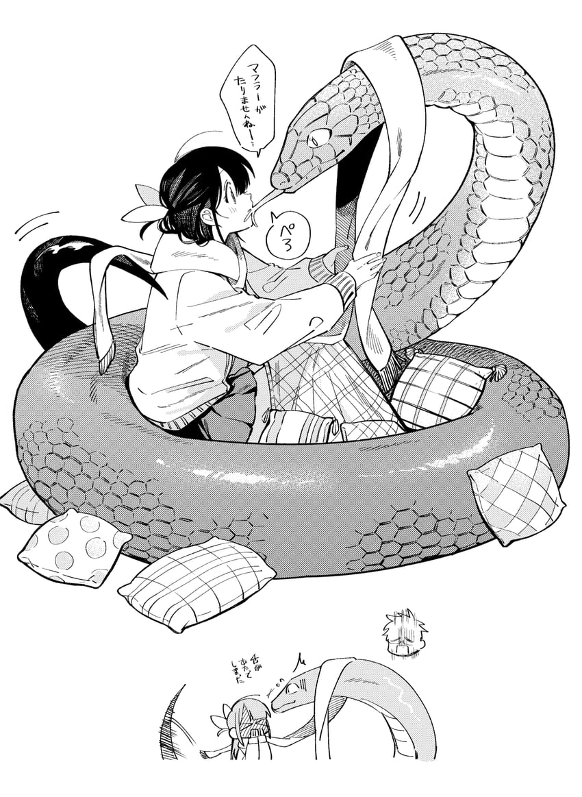 kagami hajime and takarabe tsukushi (oshite dame nara oshitemiro!) drawn by ayum_k