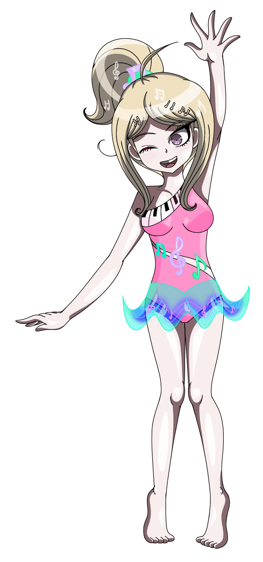 akamatsu kaede (danganronpa and 1 more) drawn by rainbowstarblast