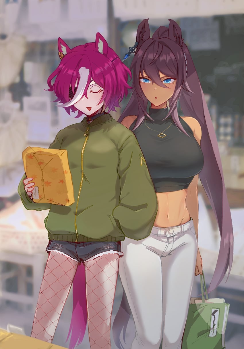 tanino gimlet and symboli kris s (umamusume) drawn by nisumi_k