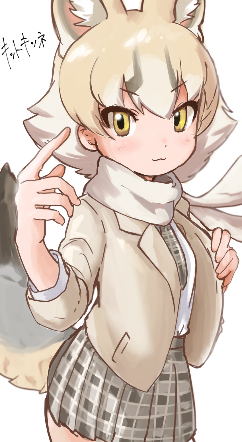 kit fox (kemono friends and 1 more) drawn by fuzhuz