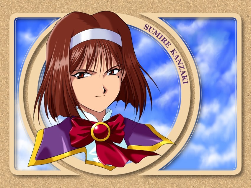 kanzaki sumire (sakura taisen and 1 more) drawn by yamaguchi_yasushi