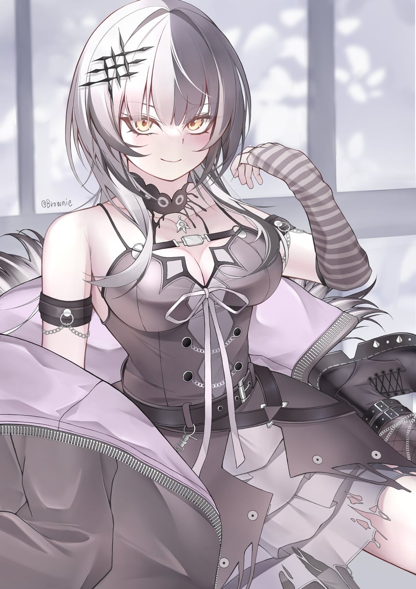 shiori novella (hololive and 1 more) drawn by brownie55750971