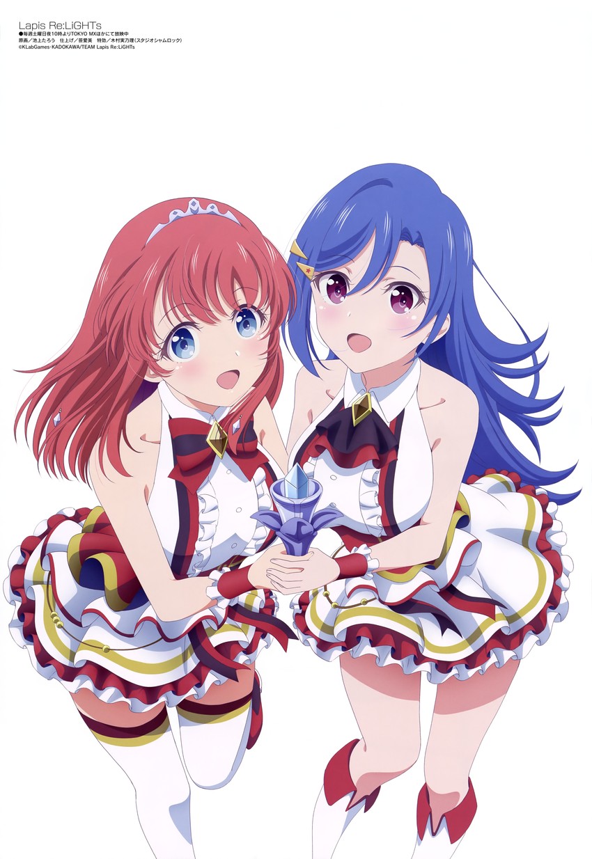 tiara and rosetta (megami magazine and 1 more) drawn by ikegami_tarou