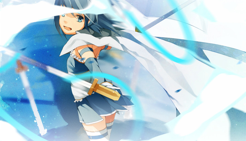 miki sayaka (mahou shoujo madoka magica) drawn by hinata_(hinata123)