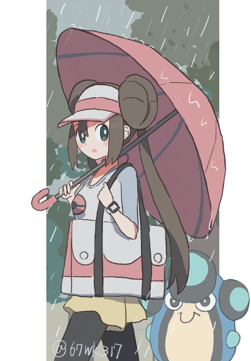 rosa and palpitoad (pokemon and 1 more) drawn by 67wk317